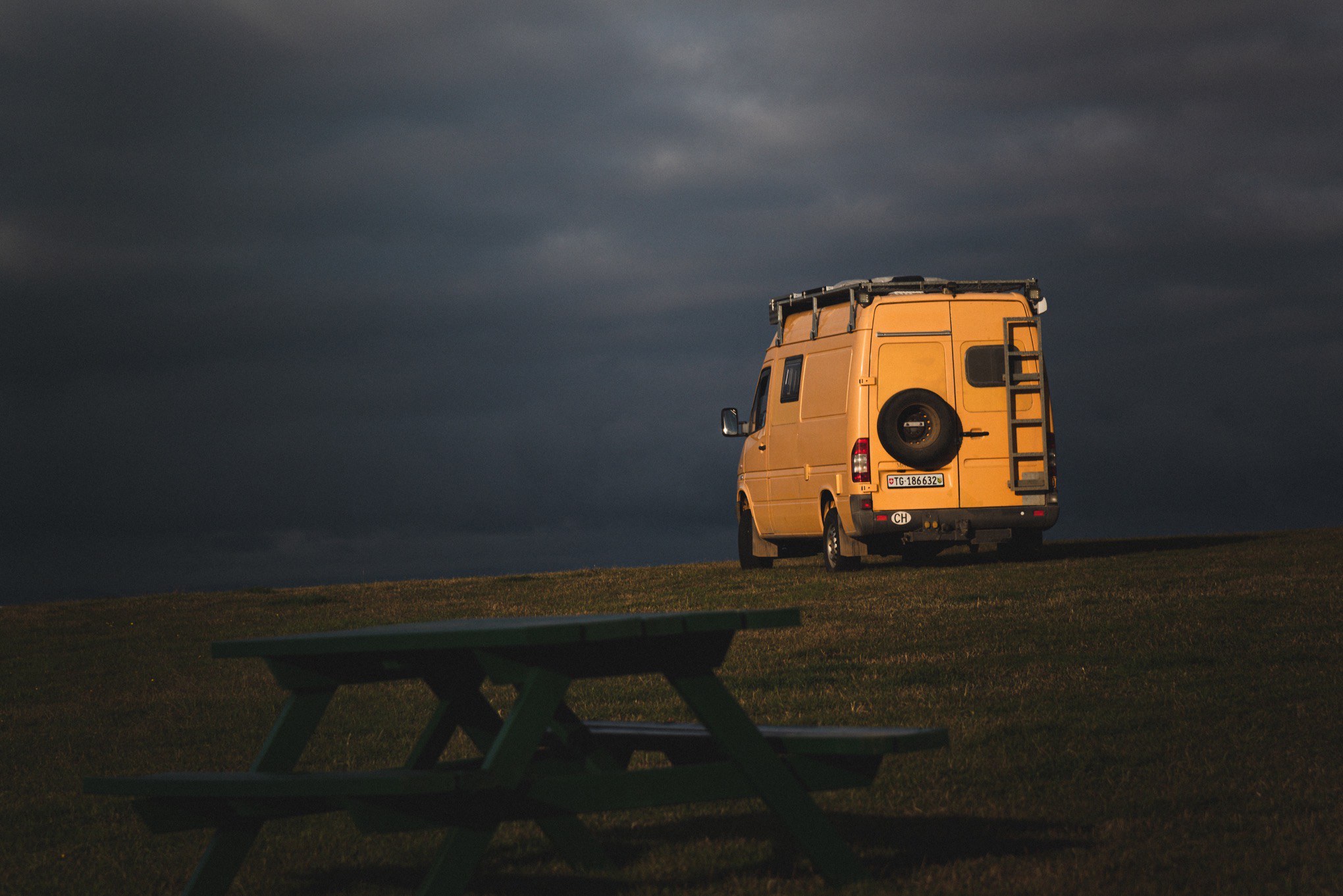 Camper Van parked at Camping 66.12 NORTH