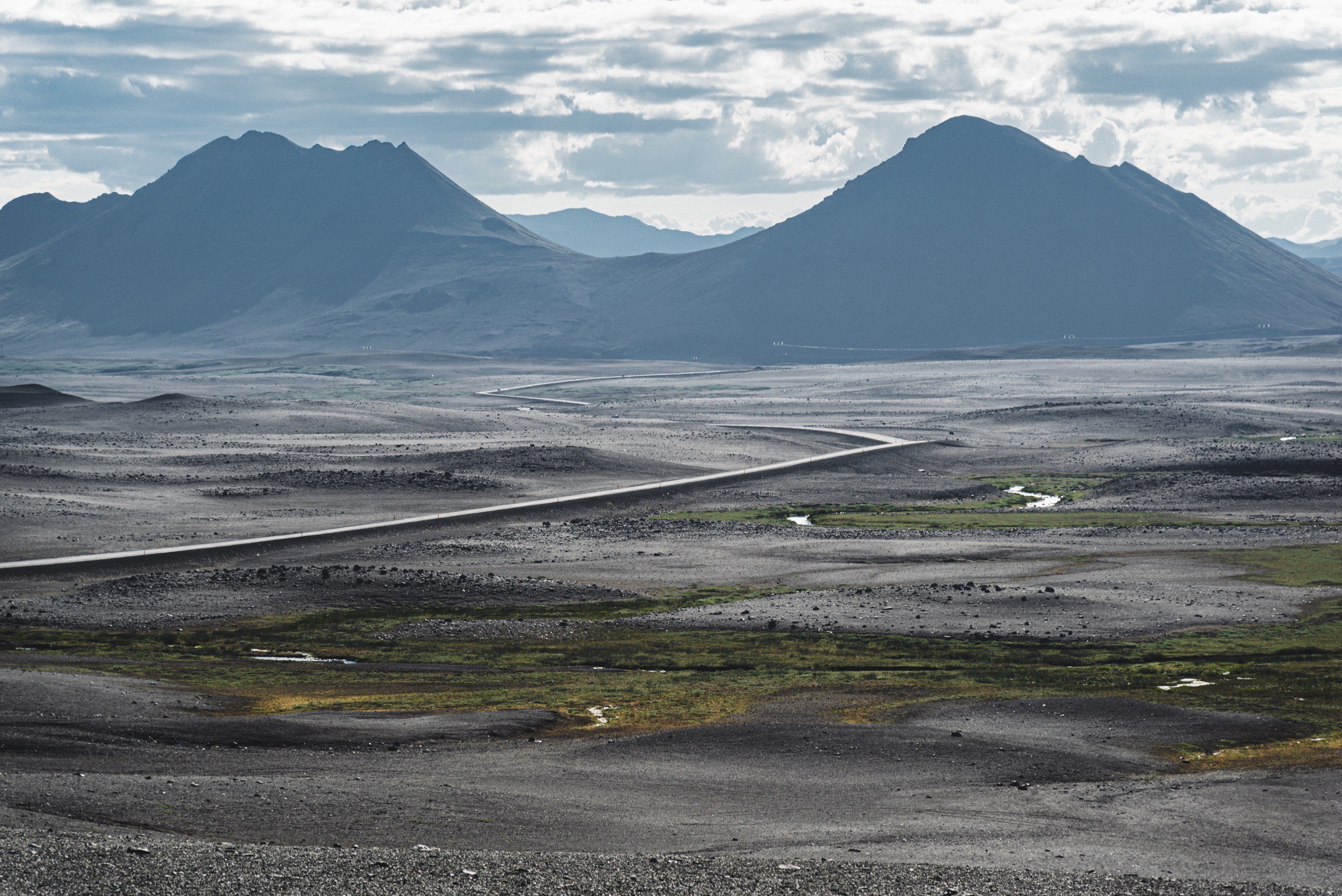 Route 1 heading north to Dettifoss