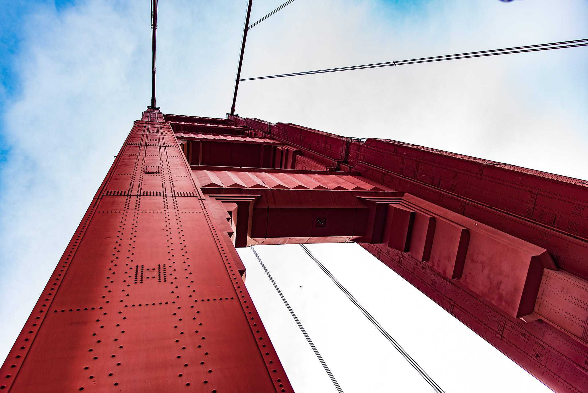 Golden Gate Bridge Close up