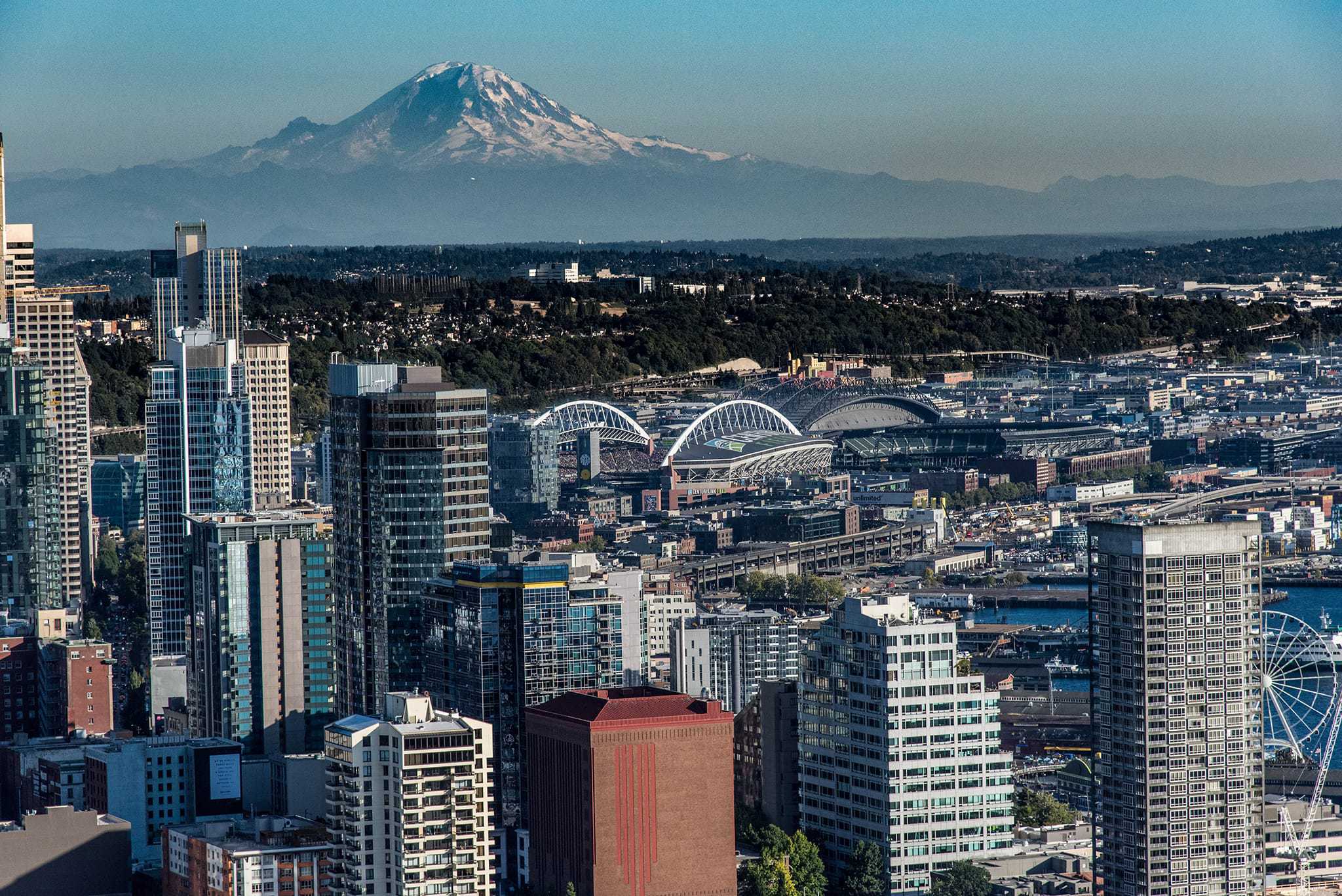 Mount Rainer and Century Link Field