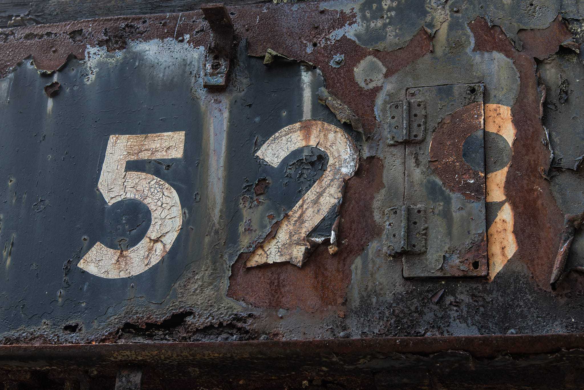 Old Train Lettering