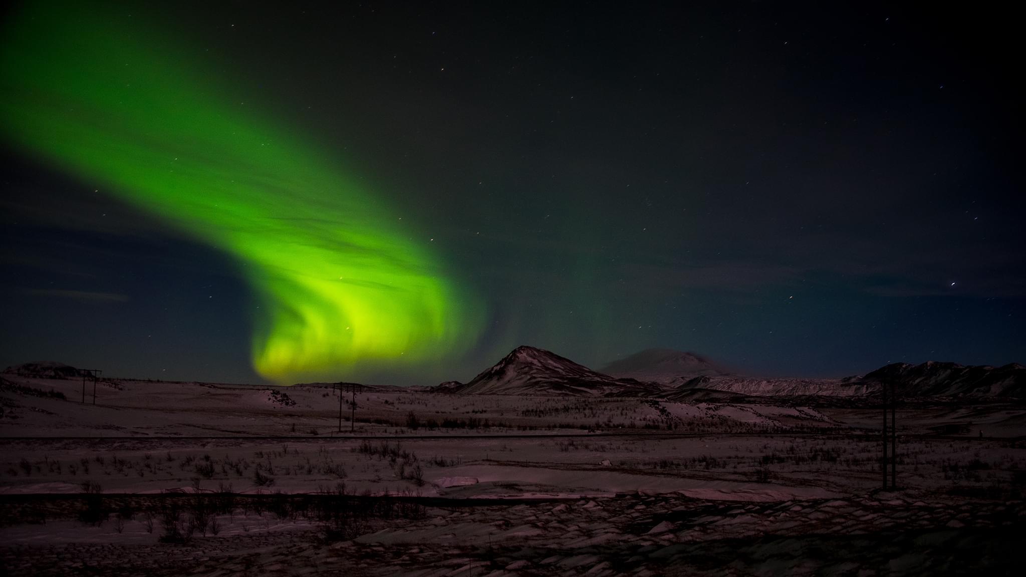 The Aurora Borealis panoramic