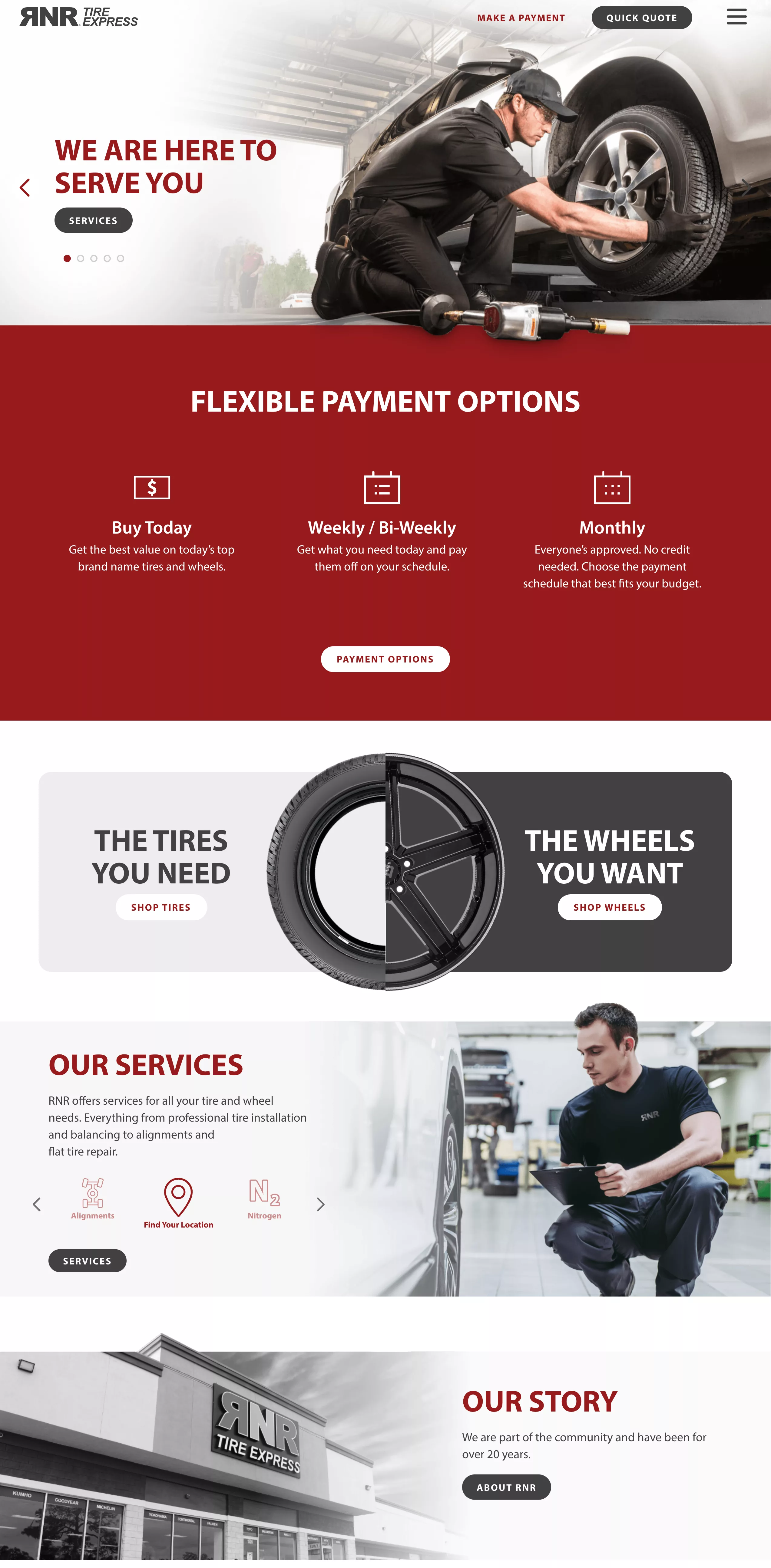 RNR Tire Express Tires Wheels Alignments Easy Payment Options